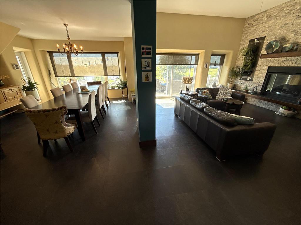 20053 Minerva Road &middot; the dining area open through to the living room