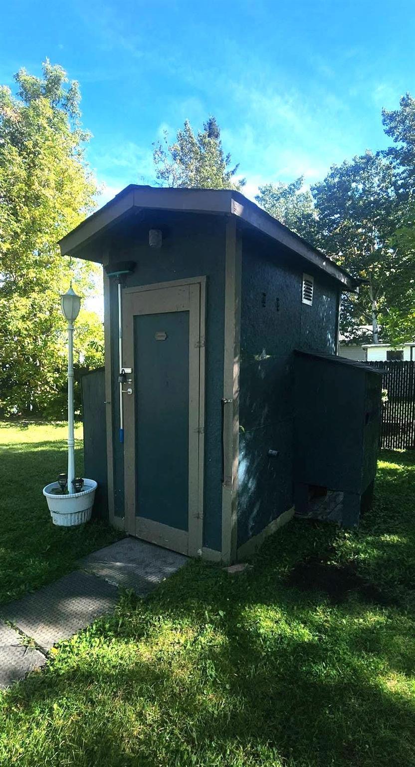 241 Maple Avenue &middot; the separate three-piece bathroom building in the yard