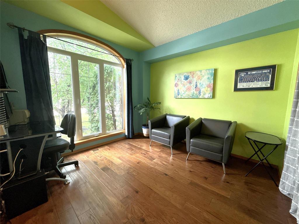 40 Forestgate Avenue, Linden Woods · bright room with a tall arched window, set up as an office