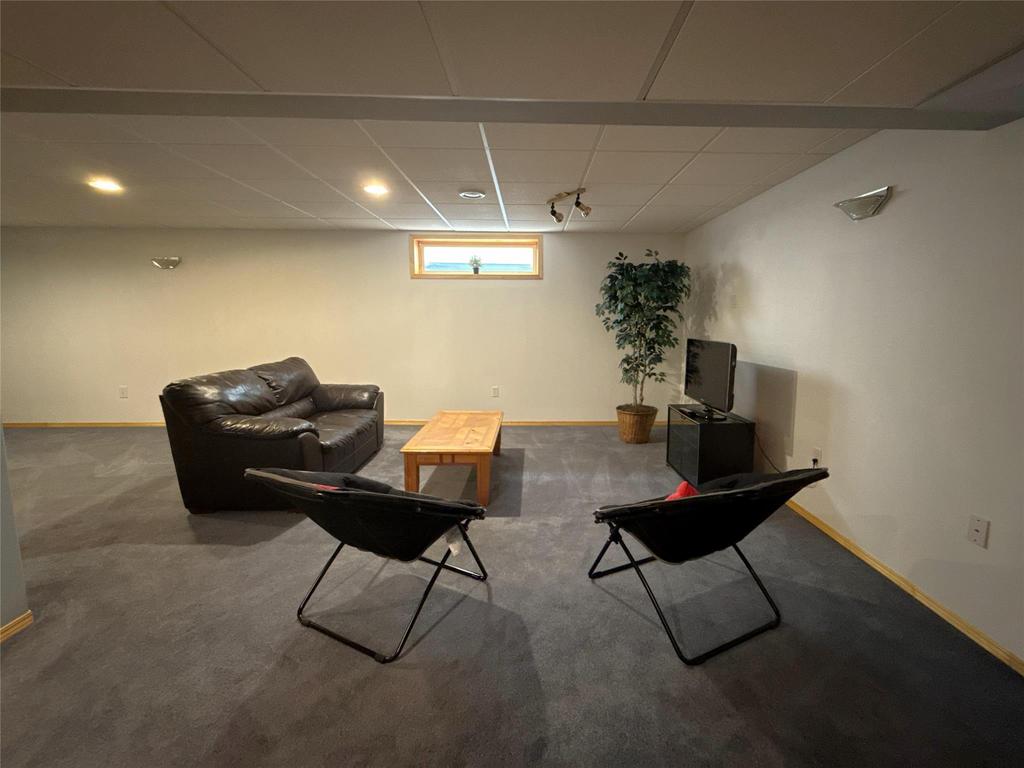 40 Forestgate Avenue, Linden Woods · finished basement rec room with carpet and pot lighting