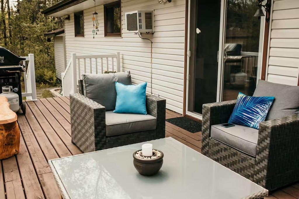 899 PTH 9 Highway, Winnipeg Beach &middot; deck seating outside the patio door