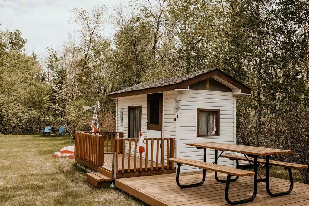 899 PTH 9 Highway, Winnipeg Beach &middot; the storage shed with its own deck beside a picnic area